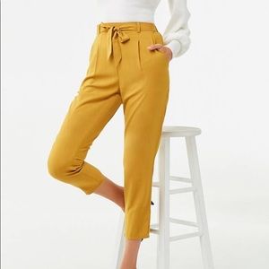 mustard belted pants/trousers (forever 21)
